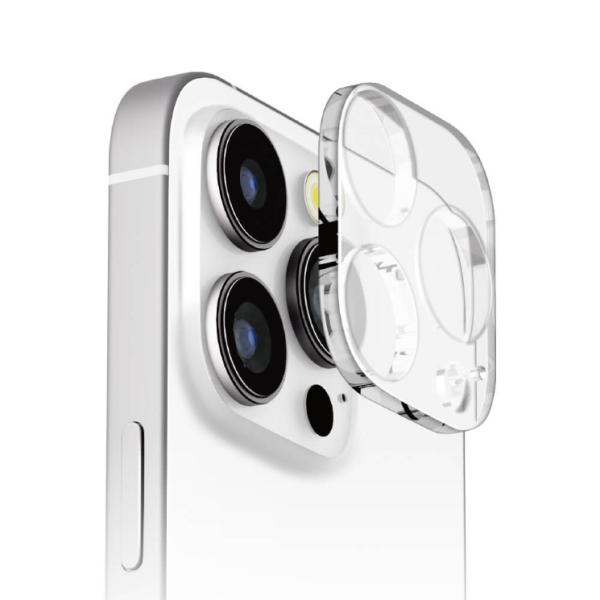 iPhone 16Pro &amp; 16ProMax カメラフルプロテクター フルクリア  PG-24BC...