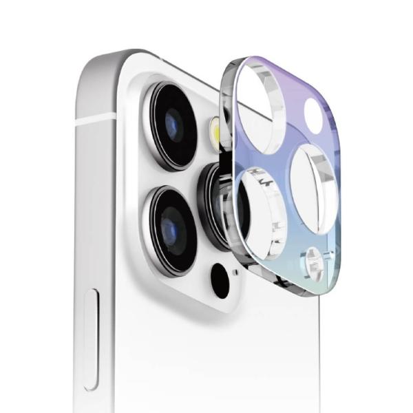 iPhone 16Pro &amp; 16ProMax カメラレンズフレーム オーロラ  PG-24BLGD...