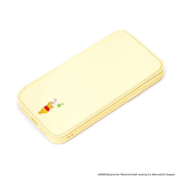 iPhone 13 ケース ディズニー くまのプーさん 手帳型 カバー MIL規格 クリア 透明 カ...