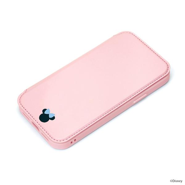 iPhone 13 Pro ケース ディズニー ミニーマウス 手帳型 カバー MIL規格 クリア 透...