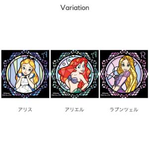 ディズニー プリンセス ステッカー シール ステンドグラス