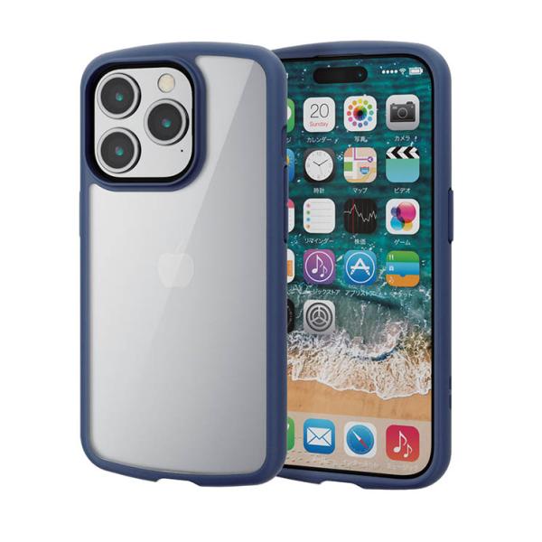 iPhone 15 Pro 用 ケース ハイブリッド カバー 衝撃吸収 軽量 薄型 カメラ周り保護 ...