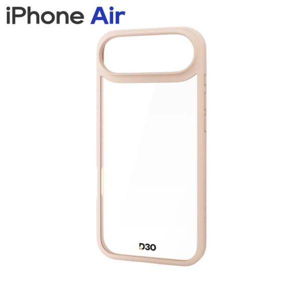 iPhoneAir ケース ハイブリッド カバー D3O(R) 超衝撃保護 磁気吸着対応メタルステッ...