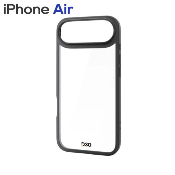 iPhoneAir ケース ハイブリッド カバー D3O(R) 超衝撃保護 磁気吸着対応メタルステッ...