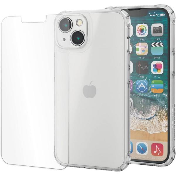 iPhone 14 用 ケース ハイブリッド カバー フォルティモ 360度全面保護 衝撃吸収 薄型...