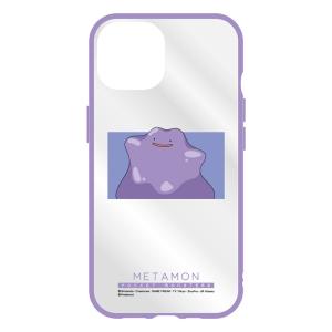 メタモン ポケモン iPhone 14 13 クリア ケース カバー スマホ 透明 ポケットモンスター キャラクター グッズ 可愛い 大人 耐衝撃
