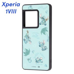 Xperia1VIII ケース ディズニー スティッチ 衝撃吸収 ハイブリッド 保護 スマホ カバー キャラクター グッズ エクスペリア SO-51G
