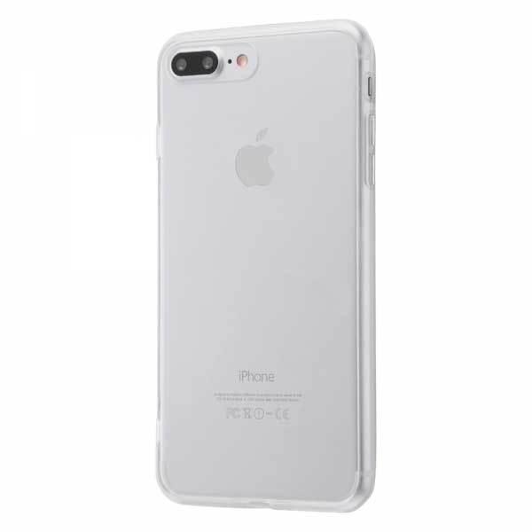 iPhone 8Plus ハイブリッドケース クリア カバー ソフト ハード 硬度2H 保護 ストラ...