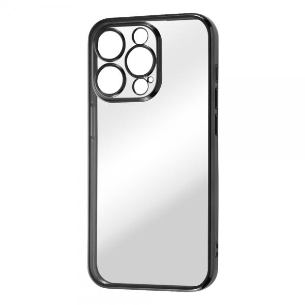 iPhone 14Pro クリア スマホ ケース カバー カメラ 保護 ブラック 透明 レンズ 耐衝...
