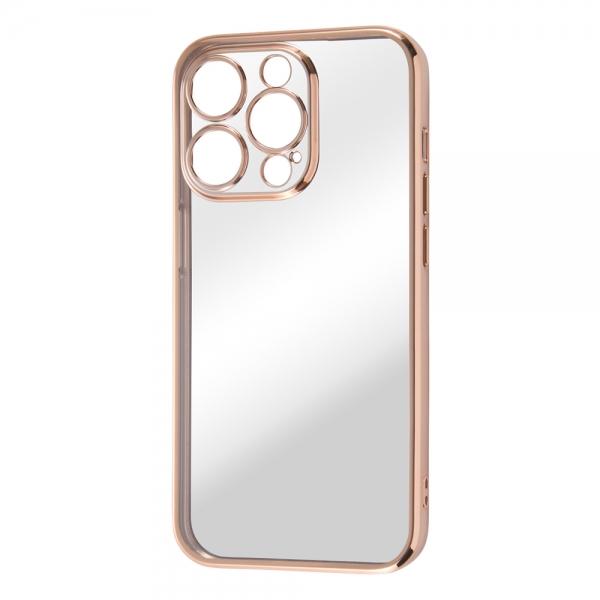 iPhone 14Pro クリア スマホ ケース カバー カメラ 保護 ピンク ゴールド 透明 レン...