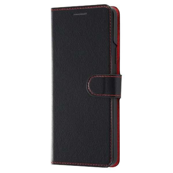 Xperia 10 II 手帳型ケース ブラック レッド カバー シンプル マグネット スリープ機能...