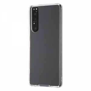 Xperia 1 II ハイブリッドケース クリア カバー シンプル 衝撃吸収 TPU ポリカーボネイト 硬度2H ストラップホール イングレム RT-RXP1M2CC2-CM