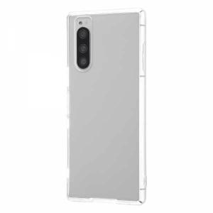 Xperia 5 ハイブリッドケース クリア カバー シンプル 衝撃吸収 TPU ポリカーボネイト 硬度2H ストラップホール イングレム RT-RXP5CC2-CM
