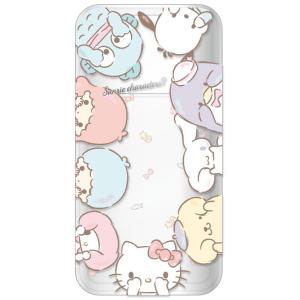 サンリオ iPhone 14 14Pro 13 13Pro 12 12Pro クリア ケース カバー 透明 ミックス キャラクター 可愛い 大人｜cross-road