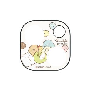 すみっコぐらし iPhone 14 14 Plus カメラ カバー 保護 フィルム ごろり キャラクター グッズ かわいい ガラスフィルム