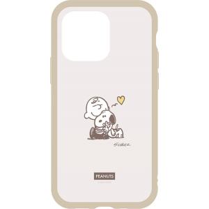 iPhone 13Pro ケース ピーナッツ スヌーピー チャーリー ブラウン IIIIfit Clear 耐衝撃 カバー クリア 透明 かわいい 可愛い おしゃれ オシャレ シンプル