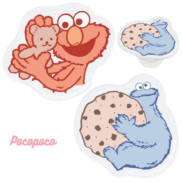 セサミストリート スマホ グリップトック POCOPOCO キャラクター グッズ リング ポコポコ ...
