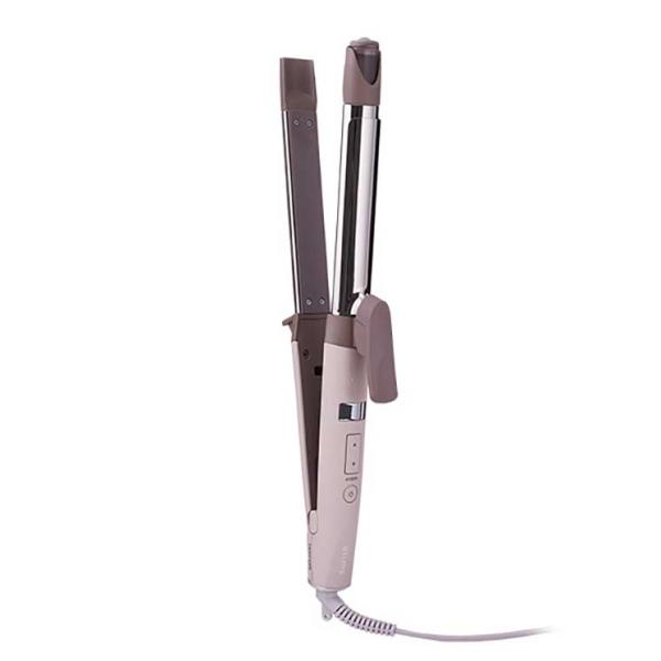 ヘアアイロン 2WAY(ストレート/カール 26mm) プロテクトイオン スチーム 温度調節 80〜...