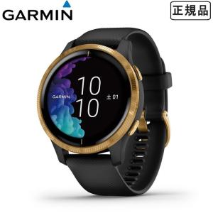【倉庫】 ガーミン GARMIN VENU Black Gold ベニュー スマートウォッチ 腕時計 正規品 ブラック ゴールド 010-02173-37