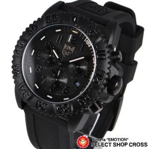ルミノックス LUMINOX メンズUS Navy SEALs カラーマーク クロノグラフ ブラック 黒アウト 3081-Blackout ブラック 黒 腕時計 おしゃれ ポイント消化