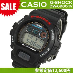 【3年保証】 腕時計 G-SHOCK Gショック ジーショック g-shock gショック CASIO カシオ メンズ 人気 DW-6900-1 DW-6900-1V ブラック 黒
