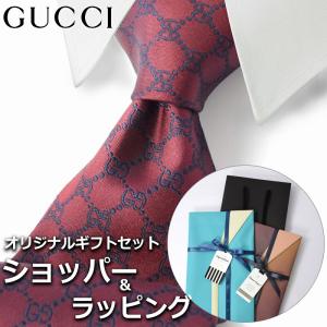 【すぐに渡せるおしゃれなラッピング付!!】 グッチ GUCCI ネクタイ メンズ 男性 プレゼント ギフト ブランド おしゃれ ボルドー ネイビー 格子｜cross9