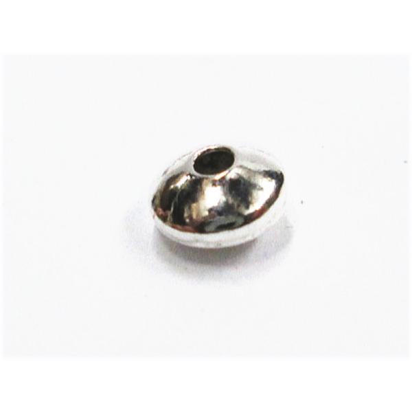 S-2ナバホビーズ・シルバー ビーズ約4.4ｍｍ 円盤ビーズ  Silver925  そろばん型(直...