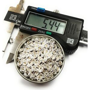 シルバー ビーズ タイヤ型直径5.5mmSil...の詳細画像2