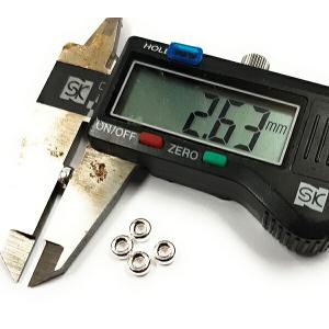 シルバー ビーズ タイヤ型直径5.5mmSil...の詳細画像4