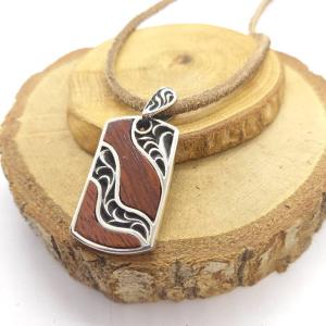 rym-17 熊牙 ターコイズ ペンダント 一点物 ネックレス ハンドメイド