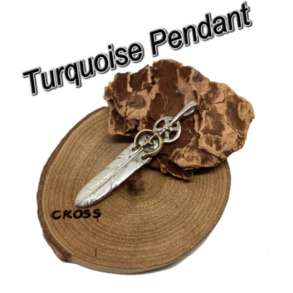 top-275ナジャホイールフェザー ペンダント トップ  フェザー  ペンダントトップ メンズ イ...