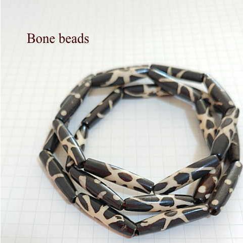 BB-10 ボーンビーズ 骨 パイプタイプ メール便OK 1連売り 1連1000円(税別) 太陽 焦...