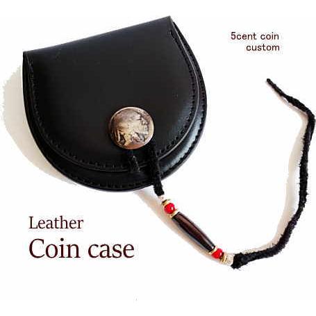 L-3 コインケース コインパース 黒 ブラック レザー本革 5800円(税別) 5セントコイン カ...