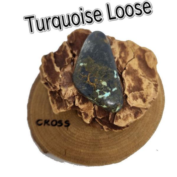 ru-177特大マトリックスターコイズルース 産地不明  アクセサリー/材料/