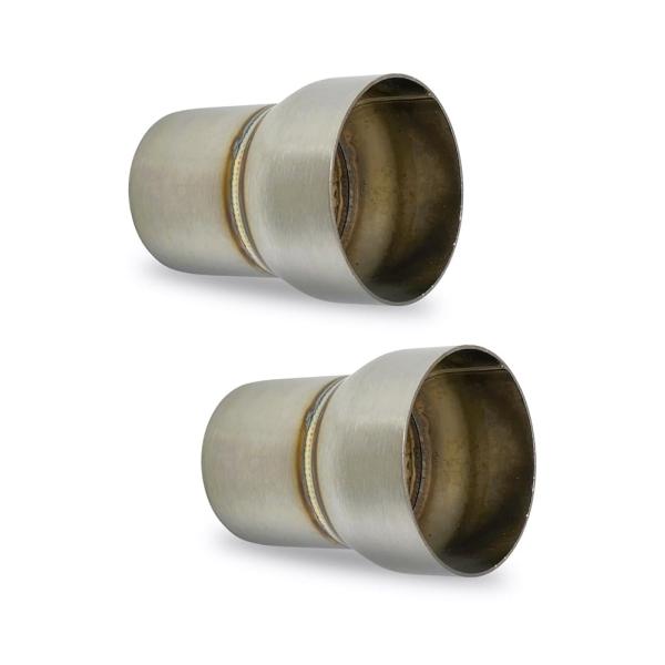 UMikke バイク マフラージョイント 差込径 変換アダプター エキパイ 中間パイプ 60.5mm...