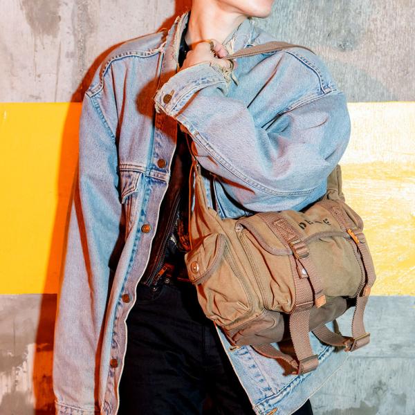 ショルダーバッグ 斜めがけ メンズ レディース 2way ミリタリー かばん 鞄 バック DEVIC...