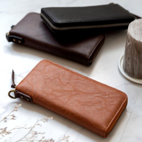 長財布 さいふ メンズ ラウンドジップ ラウンドファスナー 財布 新生活