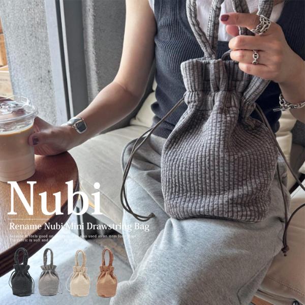 ヌビバッグ ヌビバック 巾着バッグ レディース イブル ハンドバッグ バッグ 大人 軽量 布 通勤 ...