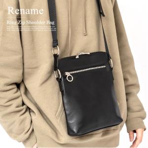 ショルダーバッグ サコッシュ メンズ レディース コラボ 本革 レザー 小さめ ブランド 軽い 軽量 ミニショルダー おしゃれ 黒 斜めがけ 鞄 縦型 新生活 Rsl080 Crosscharm 通販 Yahoo ショッピング