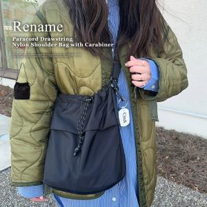 ショルダーバッグ ショルダー ナイロン リボン ギャザー レディース バッグ 肩掛け 2way おしゃれ 斜めがけ 大人 かわいい 韓国 鞄 かばん