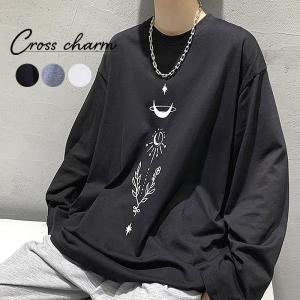 ロンT ロングTシャツ メンズ レディース 長袖...の商品画像