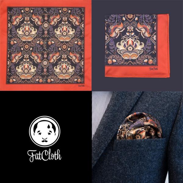 Fatcloth ポケットチーフ 北欧 フィンランド ハンカチ スクリーンワイパー メガネ拭き シー...