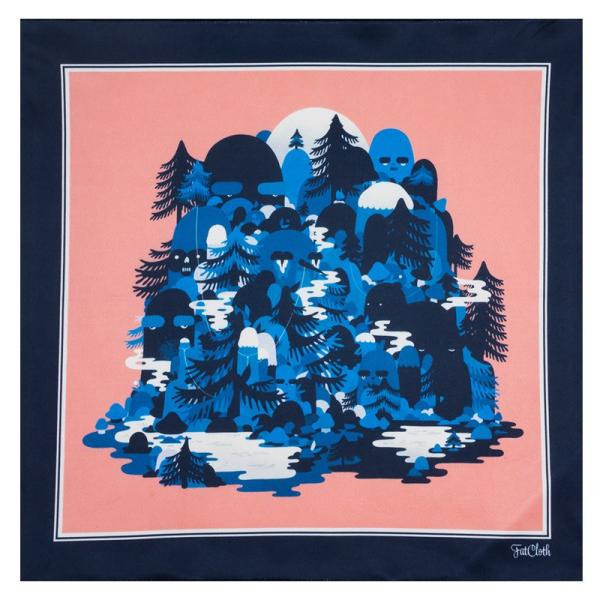 Fatcloth ポケットチーフ 北欧 フィンランド ハンカチ スクリーンワイパー メガネ拭き ブラ...