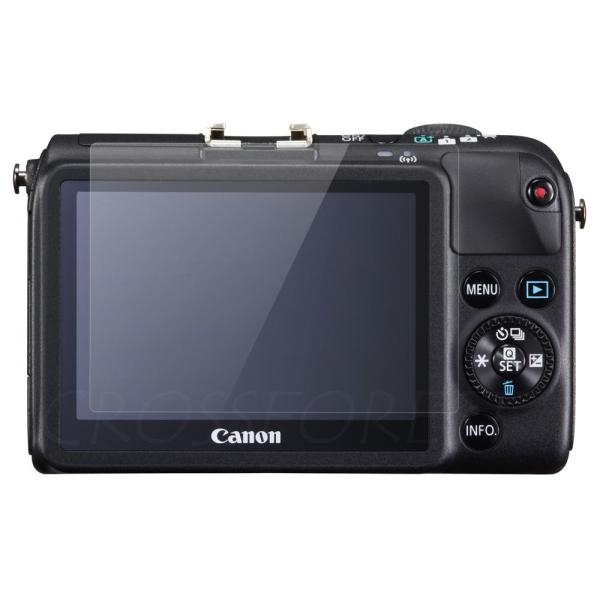 クロスフォレスト Canon EOS M2 / EOS M 用 液晶保護 ガラスフィルム