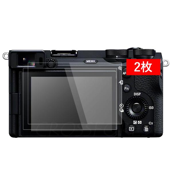 クロスフォレスト SONY α6700 用 液晶保護 ガラスフィルム 2枚セット