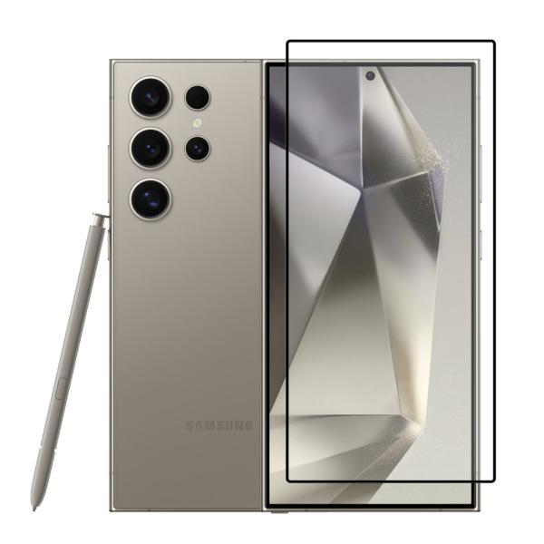 クロスフォレスト Galaxy S24 Ultra 用 アンチグレア 液晶保護 ガラスフィルム