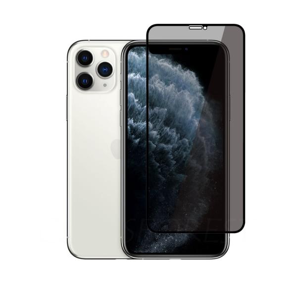 クロスフォレスト iPhone 11 Pro / Xs / X 用 180°のぞき見防止 液晶保護 ...