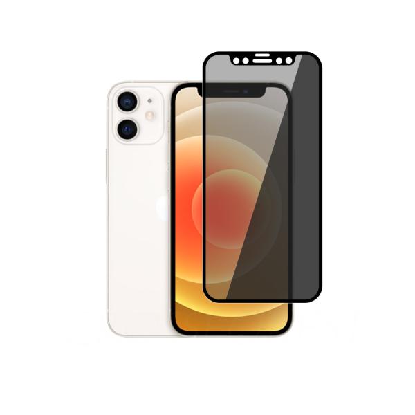 クロスフォレスト iPhone 12 mini (5.4インチ) 用 360°のぞき見防止 プライバ...
