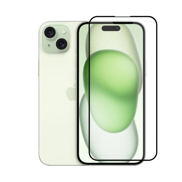 クロスフォレスト iPhone 15 Plus (6.7インチ) 用 アンチグレア 液晶保護 ガラス...