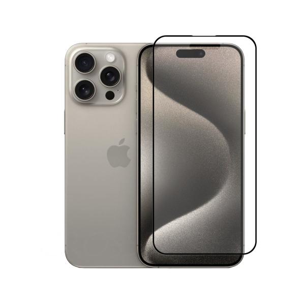 クロスフォレスト iPhone 15 Pro (6.1インチ) 用 アンチグレア 液晶保護 ガラスフ...